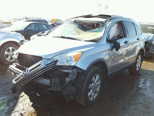 JHLRE48598C020924 - 2008 HONDA CR-V EX SILVER photo 2