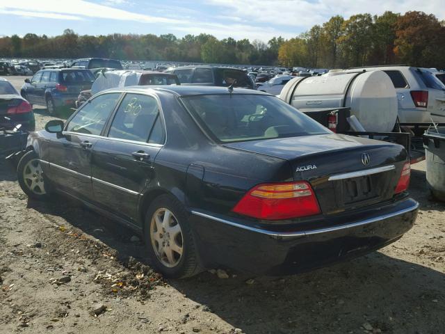 JH4KA96522C014933 - 2002 ACURA 3.5RL BLACK photo 3