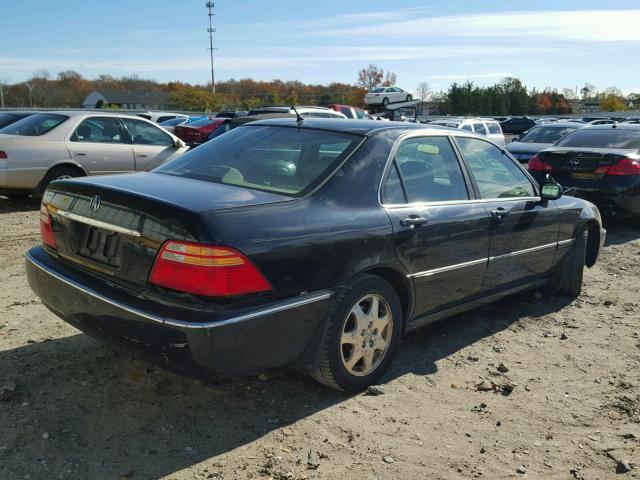 JH4KA96522C014933 - 2002 ACURA 3.5RL BLACK photo 4