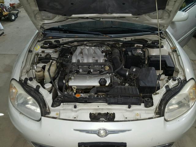 4C3AG52H21E048381 - 2001 CHRYSLER SEBRING LX WHITE photo 7