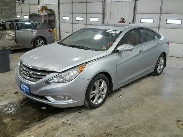 5NPEC4AB8BH294340 - 2011 HYUNDAI SONATA SE BLUE photo 2