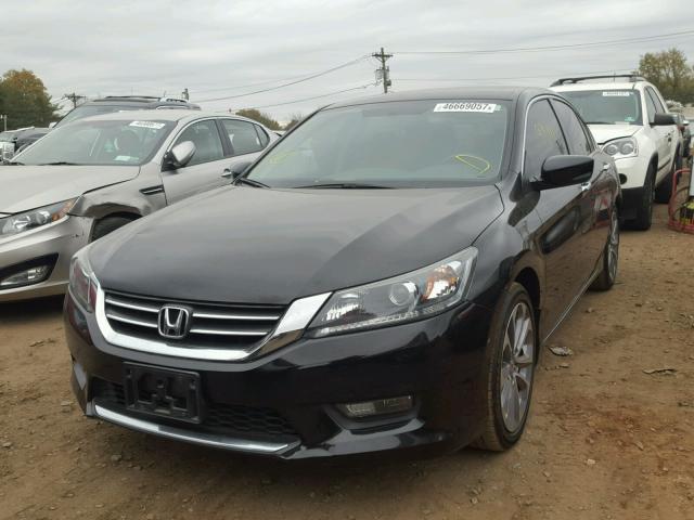 1HGCR2E52FA054357 - 2015 HONDA ACCORD BLACK photo 2