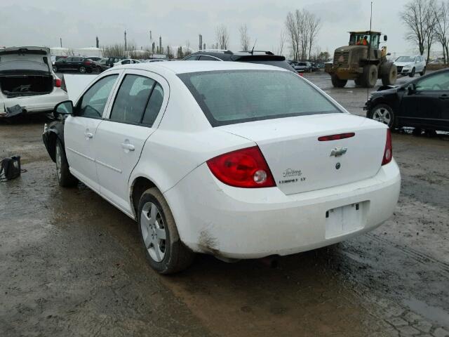 1G1AL55F377340260 - 2007 CHEVROLET COBALT LT WHITE photo 3