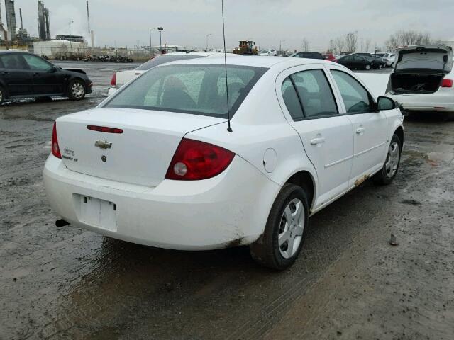 1G1AL55F377340260 - 2007 CHEVROLET COBALT LT WHITE photo 4