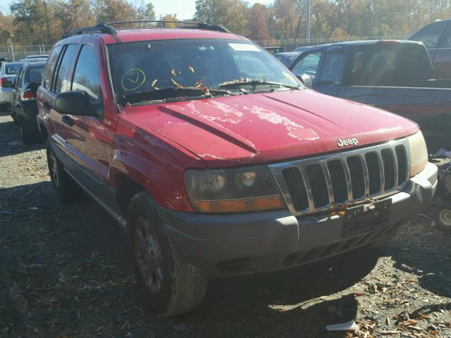 1J4GW58S0XC506995 - 1999 JEEP GRAND CHER RED photo 1