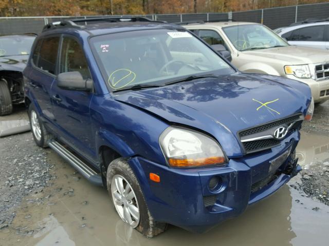 KM8JM12B89U013464 - 2009 HYUNDAI TUCSON GLS BLUE photo 1