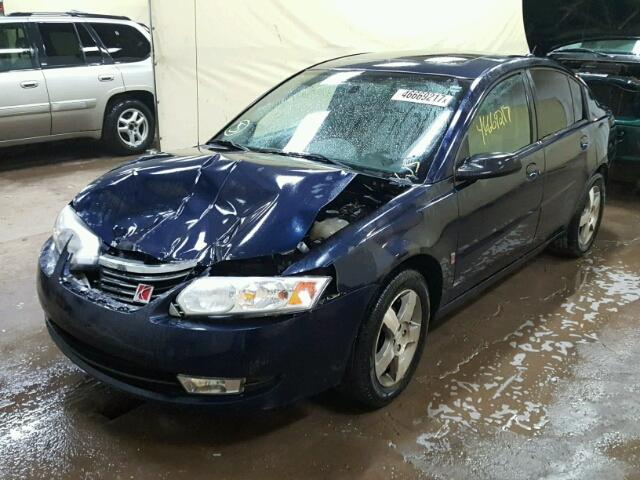 1G8AL55F77Z157109 - 2007 SATURN ION BLUE photo 2