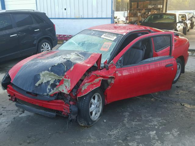 1G1JC12F257132140 - 2005 CHEVROLET CAVALIER RED photo 2