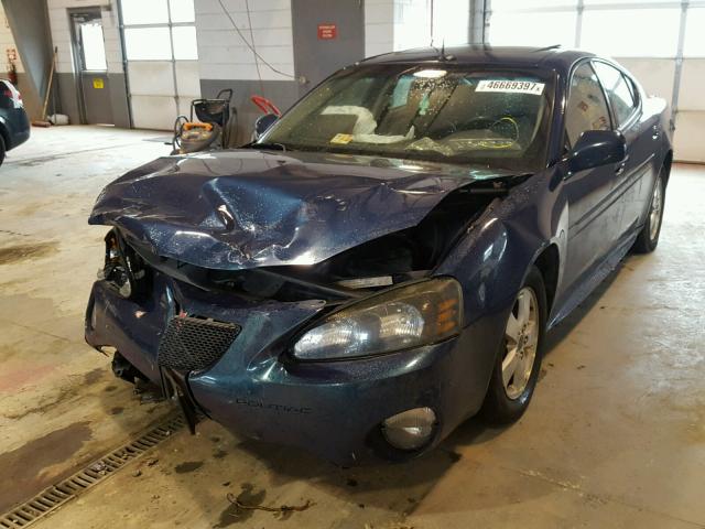 2G2WS522351214528 - 2005 PONTIAC GRAND PRIX BLUE photo 2