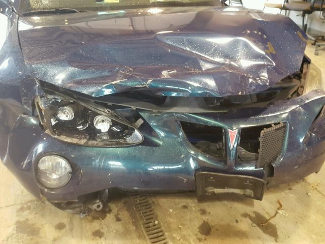 2G2WS522351214528 - 2005 PONTIAC GRAND PRIX BLUE photo 9