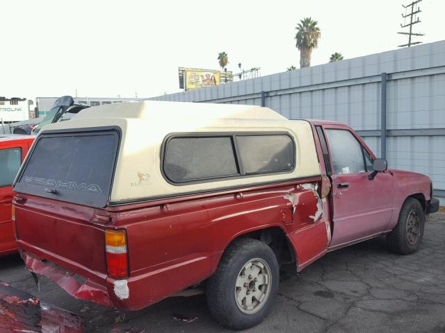 JT4RN50R9E0028116 - 1984 TOYOTA PICKUP 1/2 RED photo 4