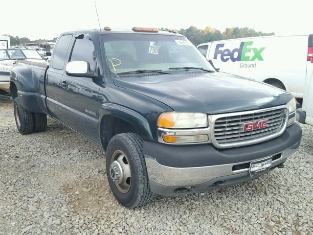 1GTJK39U01E302611 - 2001 GMC NEW SIERRA GREEN photo 1