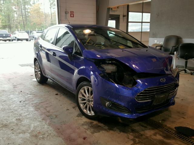 3FADP4BJ5EM189555 - 2014 FORD FIESTA SE BLUE photo 1