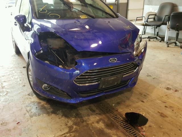 3FADP4BJ5EM189555 - 2014 FORD FIESTA SE BLUE photo 9