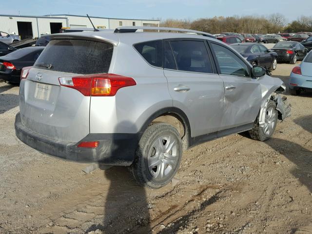 JTMBFREV6ED076533 - 2014 TOYOTA RAV4 LE Gümüş foto 4