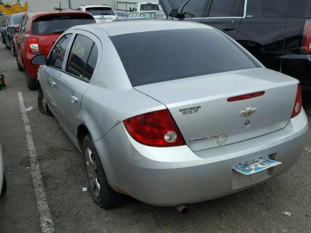 1G1AK55F967819297 - 2006 CHEVROLET COBALT LS SILVER photo 3