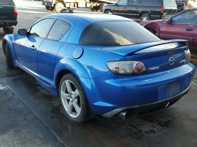 JM1FE173040137897 - 2004 MAZDA RX8 BLUE photo 3