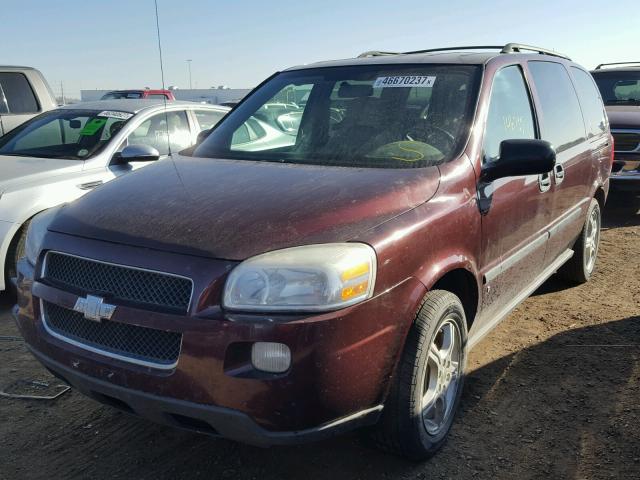 1GNDV23118D202246 - 2008 CHEVROLET UPLANDER MAROON photo 2