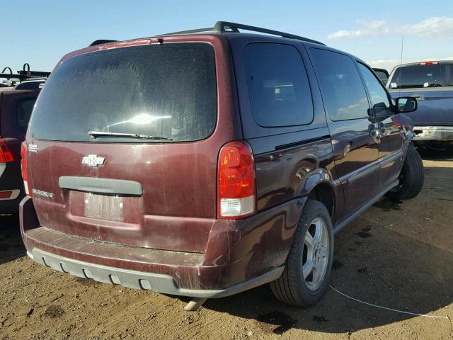 1GNDV23118D202246 - 2008 CHEVROLET UPLANDER MAROON photo 4