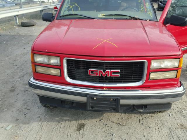 3GKFK16R2XG515981 - 1999 GMC SUBURBAN K RED photo 7