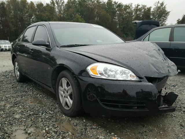 2G1WB58K481307669 - 2008 CHEVROLET IMPALA LS BLACK photo 1