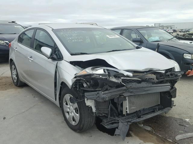 KNAFK4A63F5260755 - 2015 KIA FORTE LX SILVER photo 1