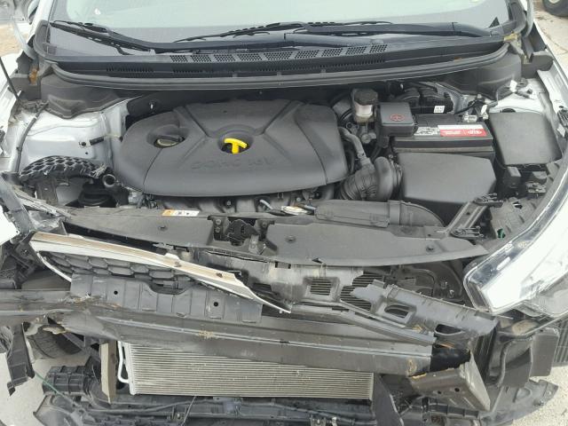 KNAFK4A63F5260755 - 2015 KIA FORTE LX SILVER photo 7