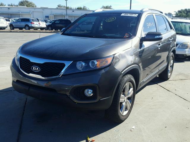 5XYKU3A27DG397608 - 2013 KIA SORENTO EX Qızıl foto 2