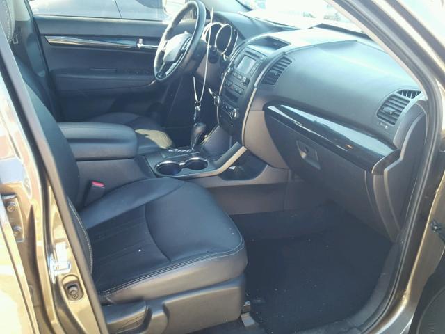 5XYKU3A27DG397608 - 2013 KIA SORENTO EX Qızıl foto 5