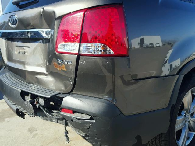 5XYKU3A27DG397608 - 2013 KIA SORENTO EX Qızıl foto 9
