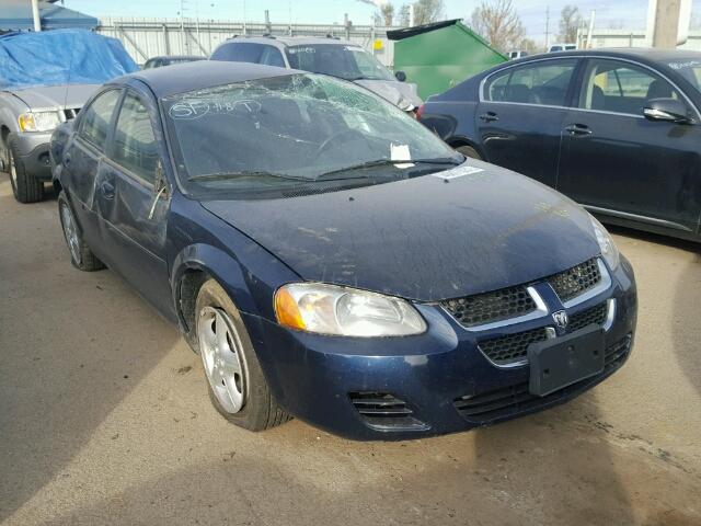 1B3AL46X96N251118 - 2006 DODGE STRATUS SX BLUE photo 1