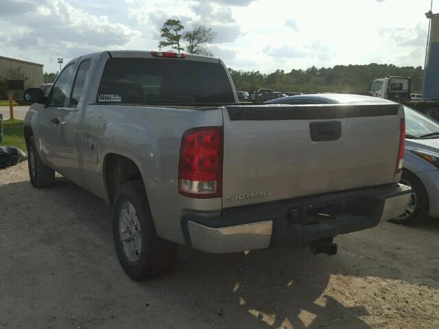 1GTEC19J77Z520541 - 2007 GMC NEW SIERRA SILVER photo 3