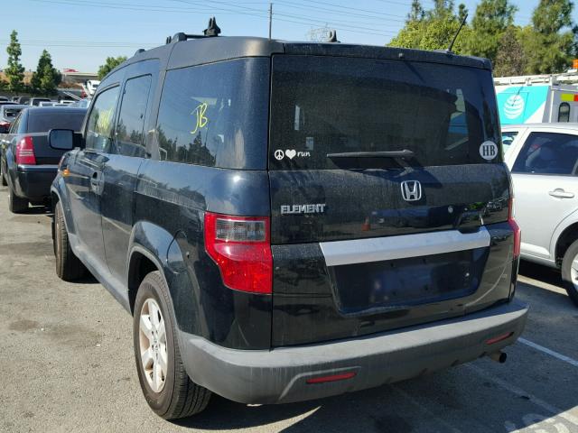 5J6YH1H78BL001749 - 2011 HONDA ELEMENT EX BLACK photo 3