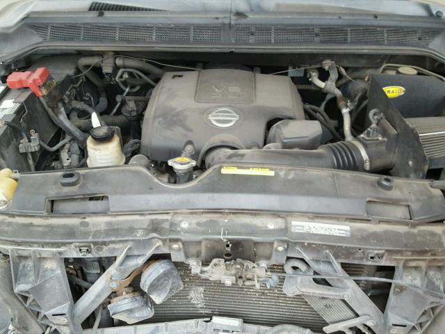 1N6BA0EC1AN312080 - 2010 NISSAN TITAN XE WHITE photo 7