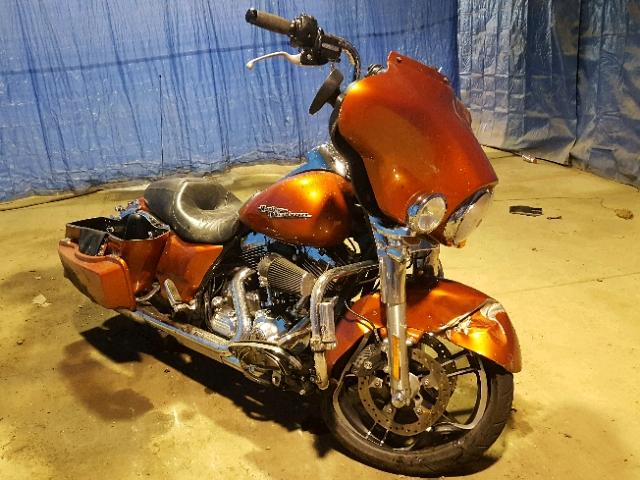 1HD1KBM13BB667213 - 2011 HARLEY-DAVIDSON FLHX ORANGE photo 1