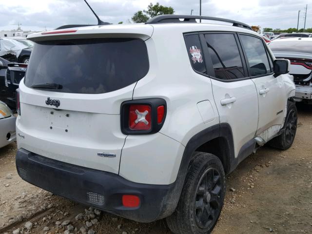 ZACCJBBT4GPC92396 - 2016 JEEP RENEGADE L WHITE photo 4