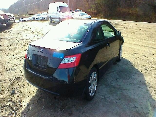 2HGFG12647H531125 - 2007 HONDA CIVIC BLACK photo 4