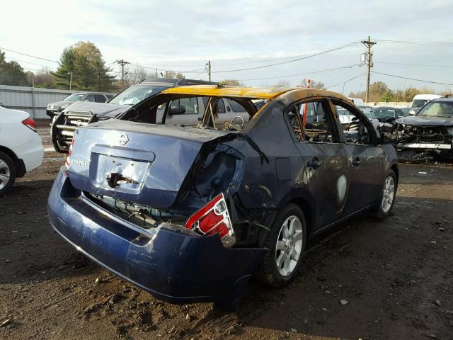 3N1AB61E78L695414 - 2008 NISSAN SENTRA 2.0 BLUE photo 4