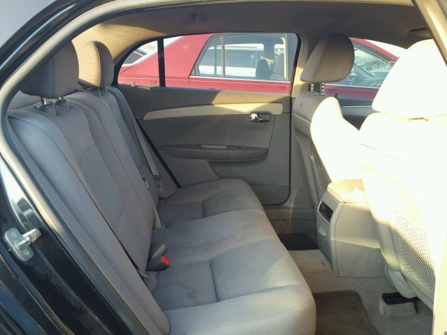 1G1ZA5E08CF109195 - 2012 CHEVROLET MALIBU LS შავი ფოტო 6
