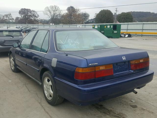 1HGCB7658MA039682 - 1991 HONDA ACCORD LX PURPLE photo 3