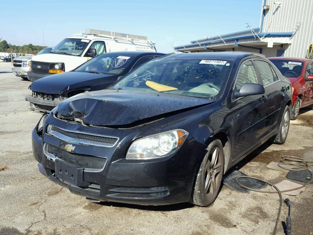 1G1ZB5EB0AF100907 - 2010 CHEVROLET MALIBU LS CHARCOAL photo 2