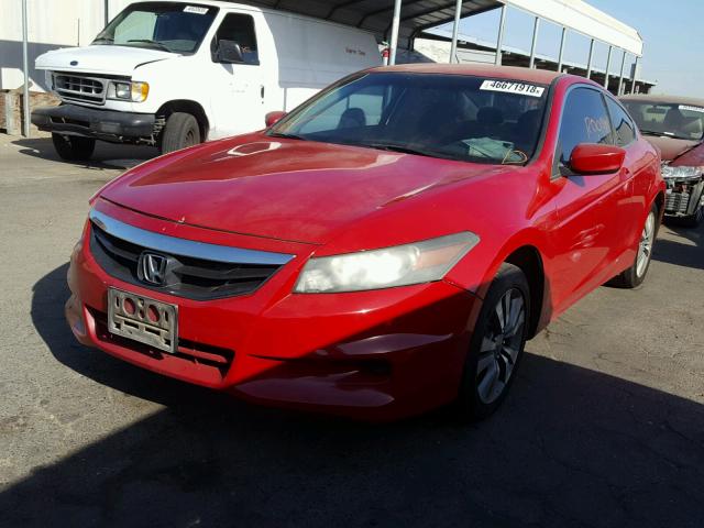 1HGCS1B34BA003874 - 2011 HONDA ACCORD LX- RED photo 2