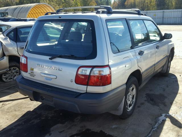 JF1SF63541H749068 - 2001 SUBARU FORESTER L SILVER photo 4