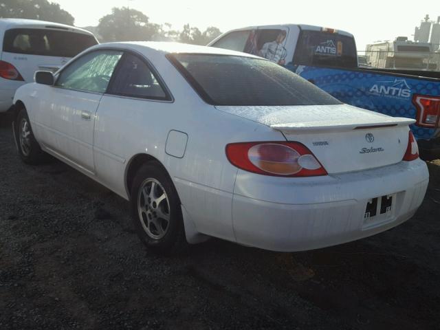 2T1CE22PX3C019282 - 2003 TOYOTA CAMRY SOLA WHITE photo 3