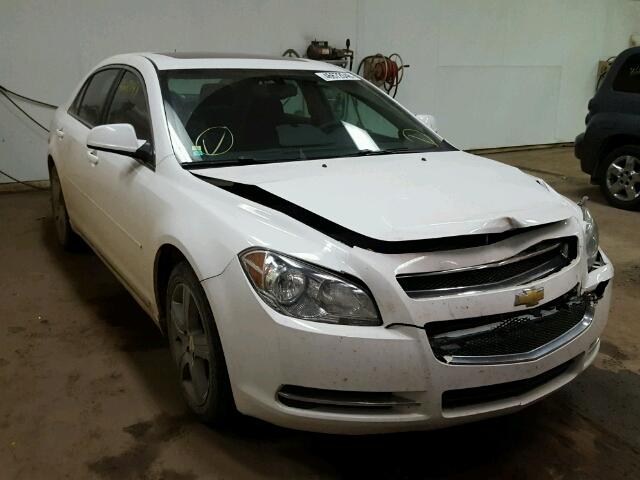1G1ZH57B79F248687 - 2009 CHEVROLET MALIBU 1LT WHITE photo 1