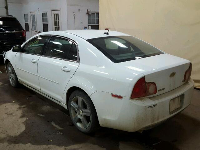 1G1ZH57B79F248687 - 2009 CHEVROLET MALIBU 1LT WHITE photo 3