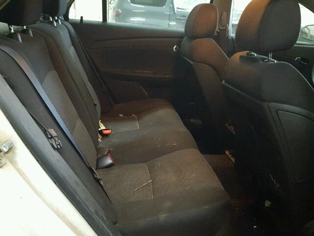 1G1ZH57B79F248687 - 2009 CHEVROLET MALIBU 1LT WHITE photo 6