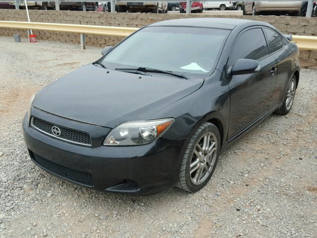JTKDE177570200970 - 2007 TOYOTA SCION TC BLACK photo 2