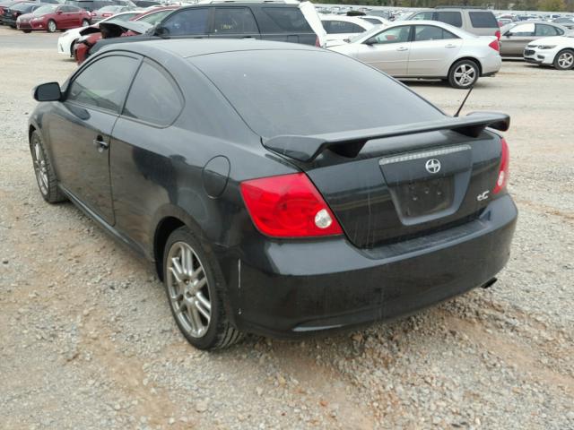 JTKDE177570200970 - 2007 TOYOTA SCION TC BLACK photo 3