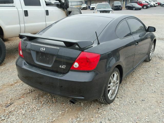 JTKDE177570200970 - 2007 TOYOTA SCION TC BLACK photo 4